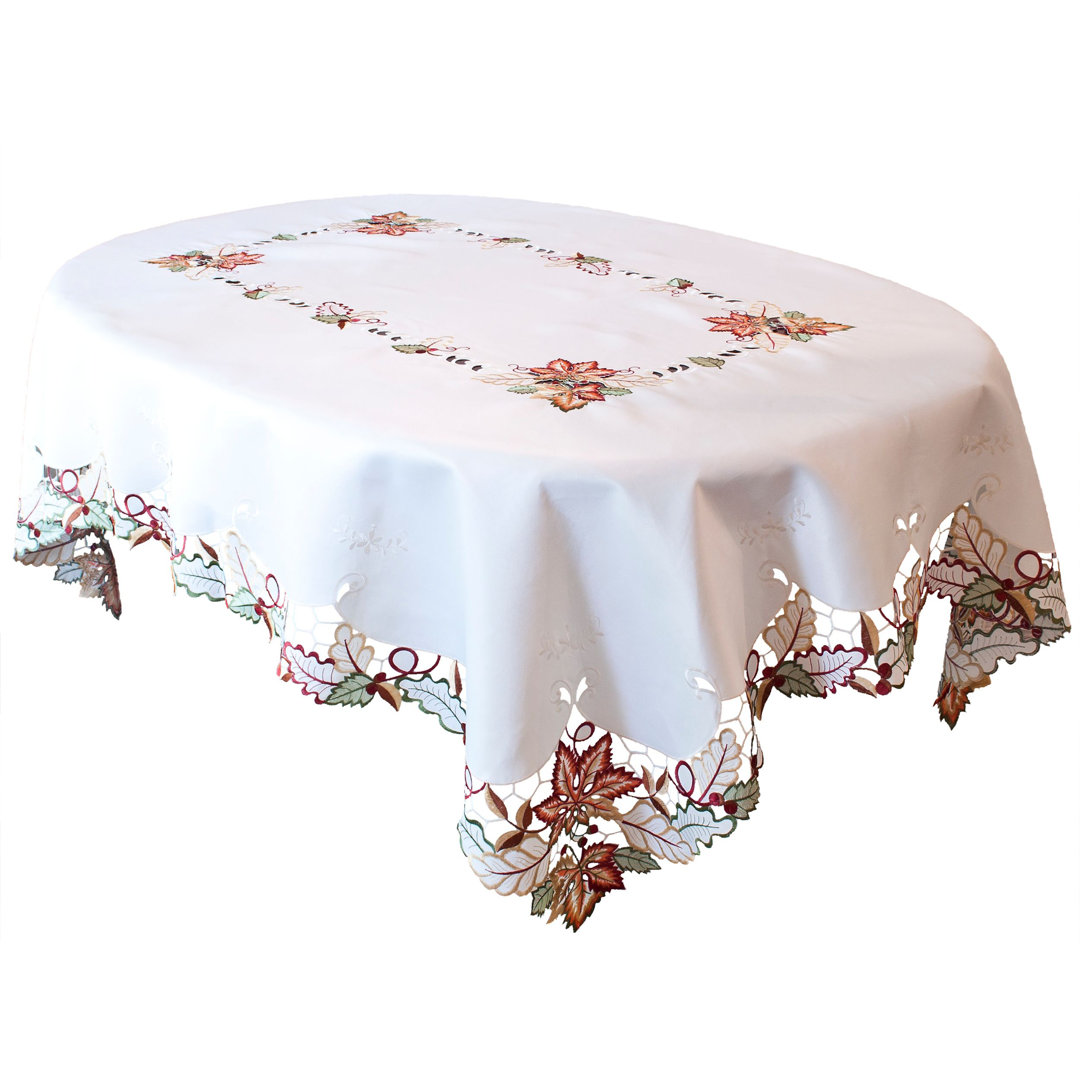 Quackenbush Fall Maple Leaf Tablecloth (67" x 90") Winston Porter