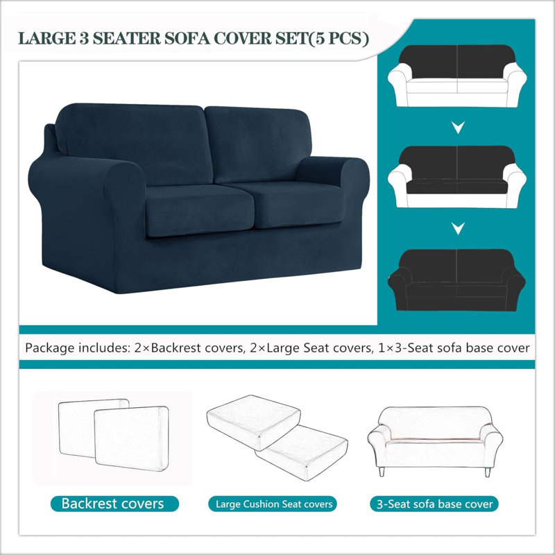 Outdoor Patio Sofa Cover, Blue