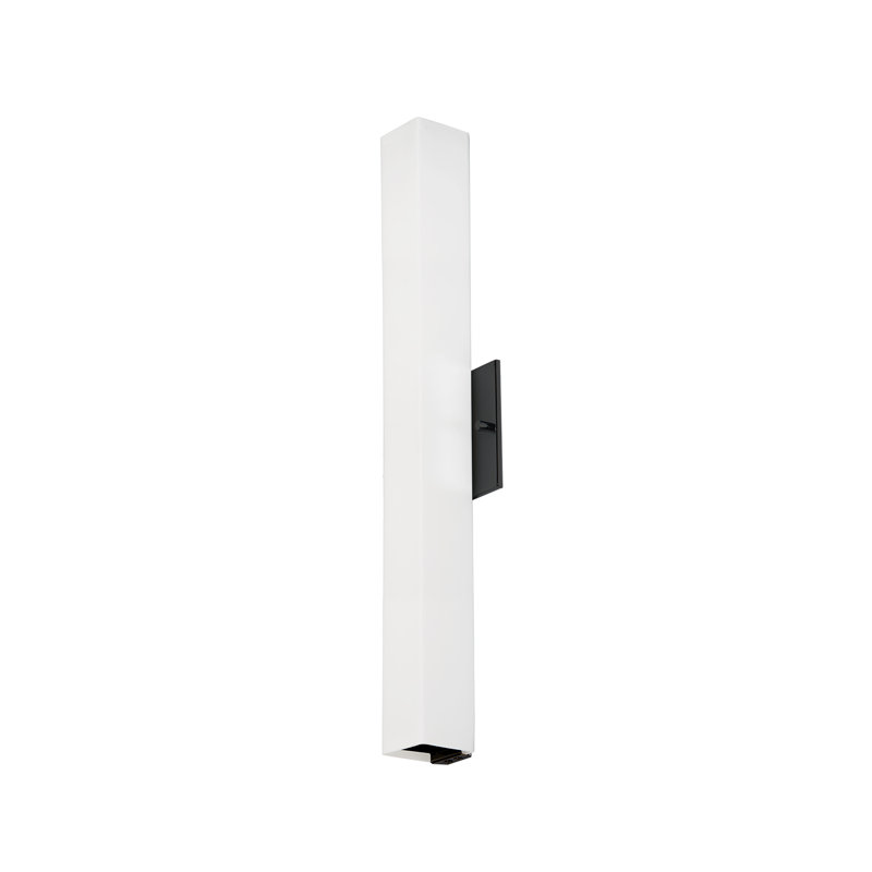Melville LED Wallchiere, 24" H x 4.75" W x 2.875" D, Black
