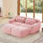 80.3" U-Shaped 2-Seater Sofa with Ottoman-1179950355