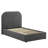 Keynote Upholstered Fabric Curved Platform Bed-101181371-101181368