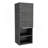 Miami Single Door Pantry, Four Shelves