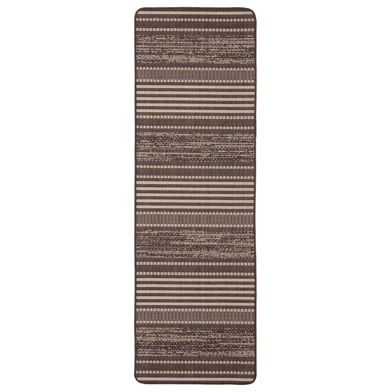 Bralynn Striped Indoor / Outdoor Rug, Runner 2'2" x 6'7"