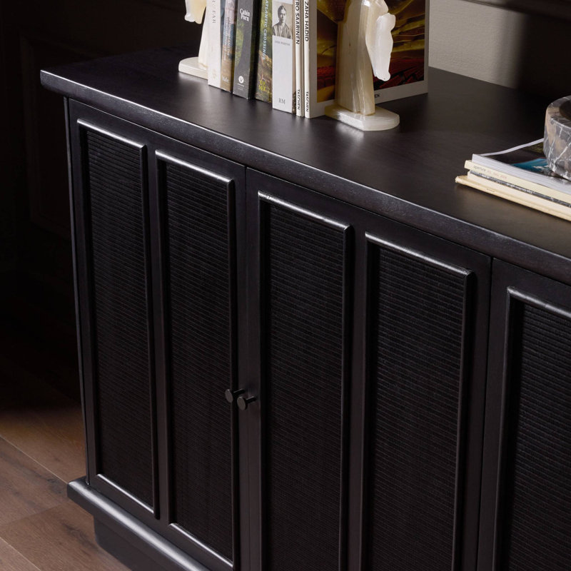 Arnaud Sideboard-Black Paper Cane