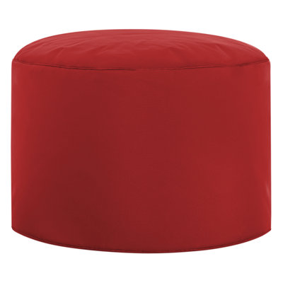  Goku 20" Round Bean Bag Pouf Ottoman, Water-Repellent