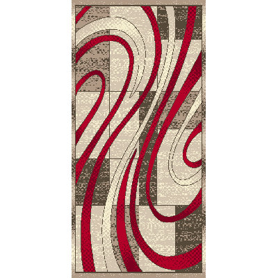 Crème Gerstner/Tapis décoratif brun