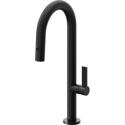Pull-Down Prep/Bar Faucet With Button Sprayer