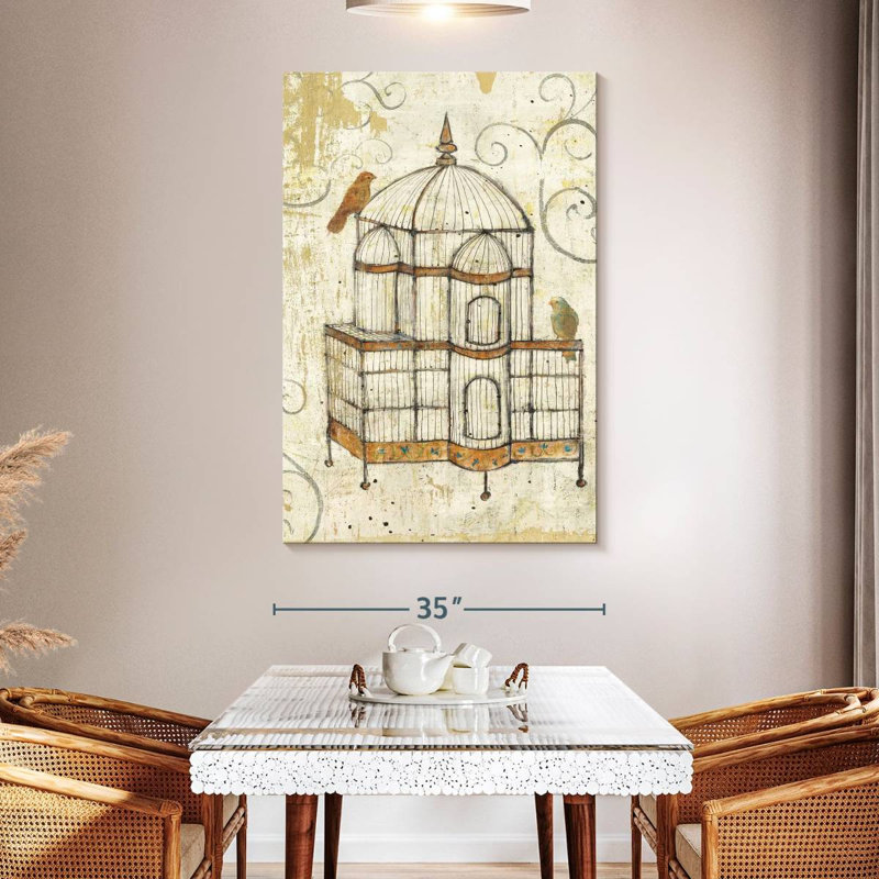 Brampt Bird Cage Vintage, 51" H x 34" W
