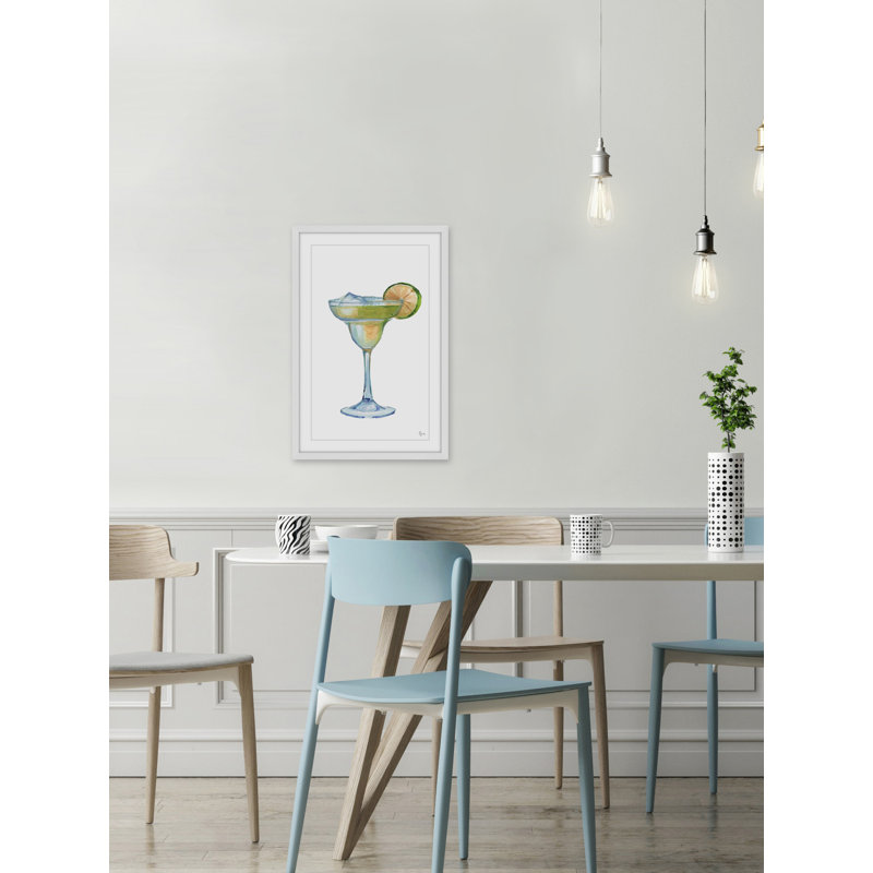 « lime margarita ii », reproduction d’art encadrée, H 18 po x l 12 po x P 1,5 po