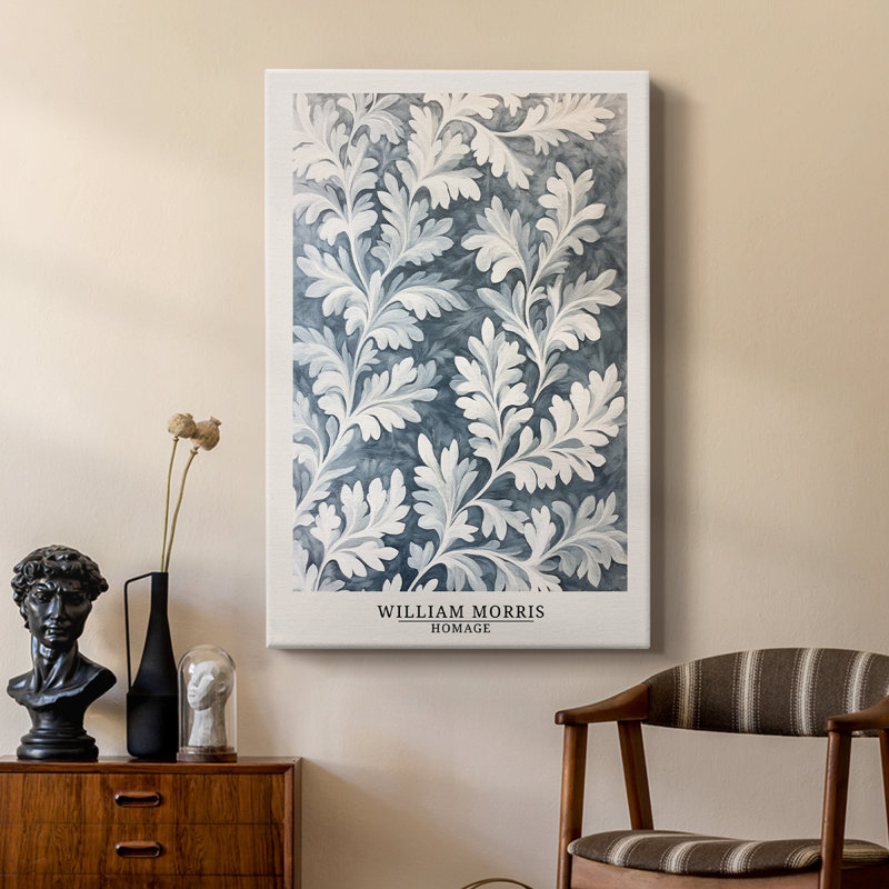 Série WORRIS de la série DCCXC III de Wm Morris - Cavas de galerie sur mesure, H 60 po x l 40 po