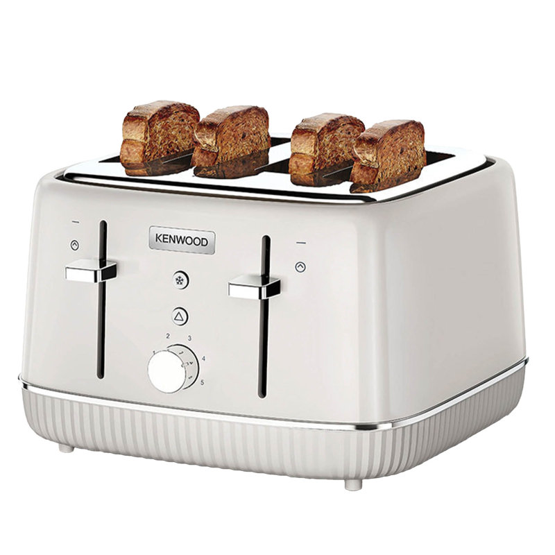 4 Slice Elegancy Toaster Clotted Cream, Cream
