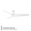 Zephyr 3 - Blade Outdoor/Indoor Smart Ceiling Fan with Light Kit And Remote Control Included-1534063288-1534063289