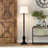 Minnie 68'' Blackened Bronze Traditional Floor Lamp with Outlet