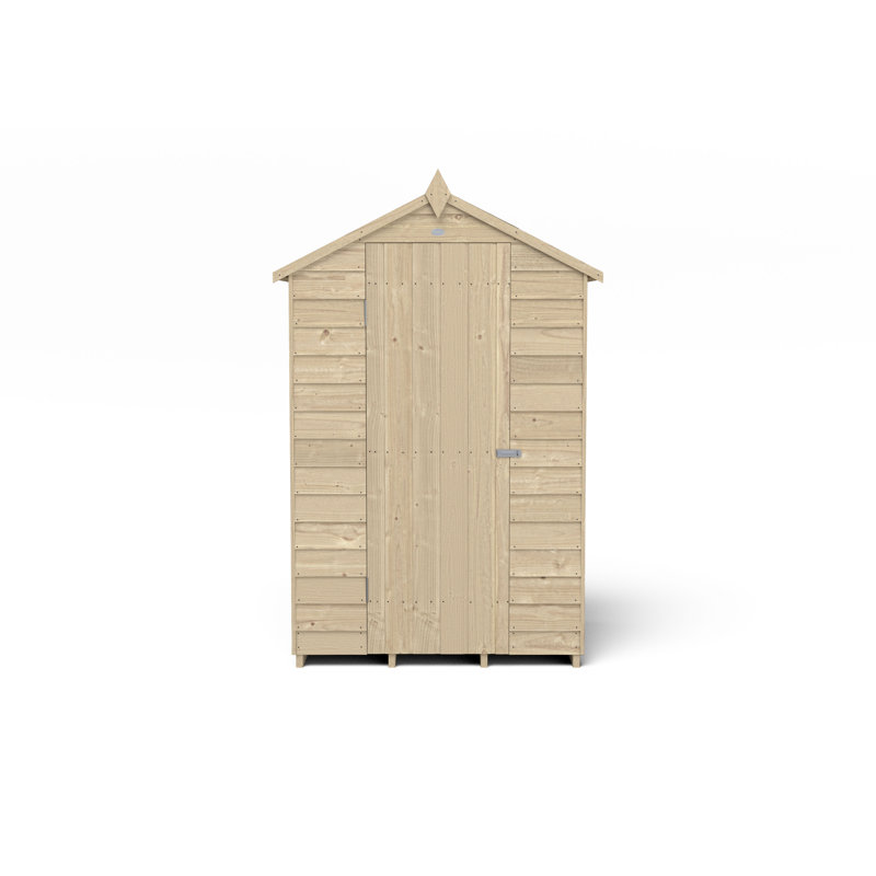 4 ft. W x 3 ft. D Solid Wood Garden Shed, Yes