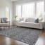 Tapis intérieur / extérieur en polyester tissé à la machine Frampton-616493857