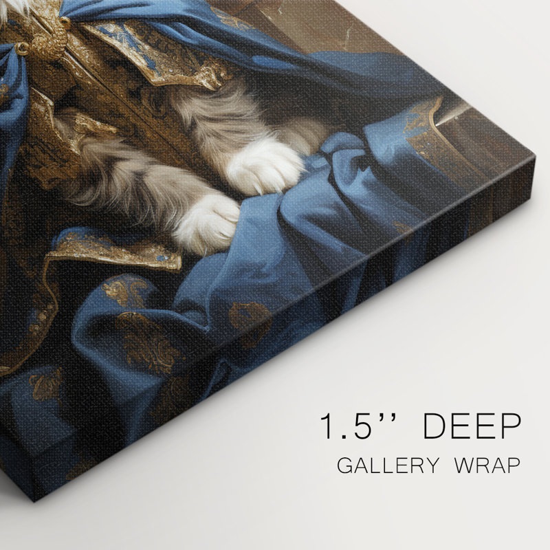 ANIMALS Series CLX III - Toile tendue avec châssis Premium - Prêt à être accroché, H 36 po x l 24 po