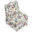 Chaise en flanelle simple avec assise souple
