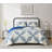 Polyester Plain Weave Geometric Shapes Duvet Cover-86684711