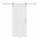 Porte de grange coulissante en bois 80 po H 2Lite