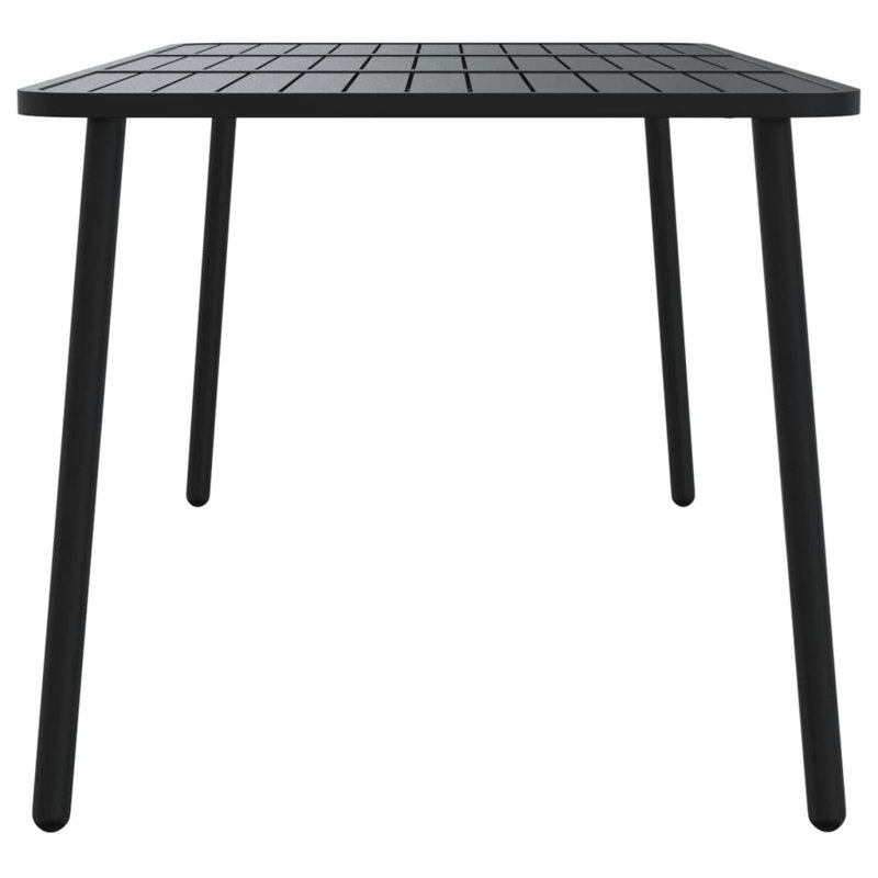 Kelmscott Square Metal Outdoor Dining Table , cm W cm D, 71cm H x 165cm W x 80cm D