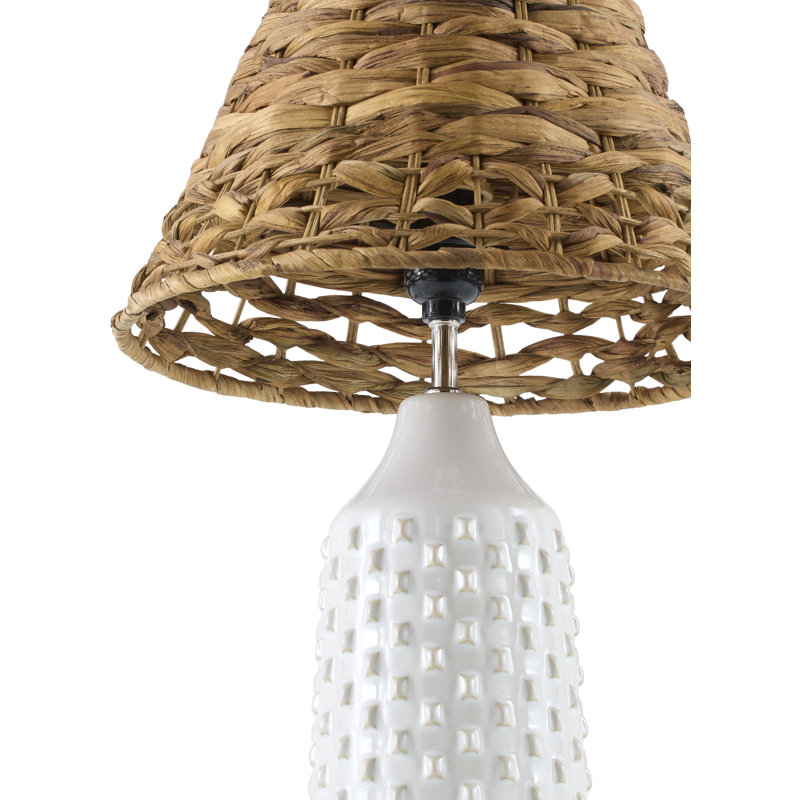 Lampe de table Ashiley, Blanc