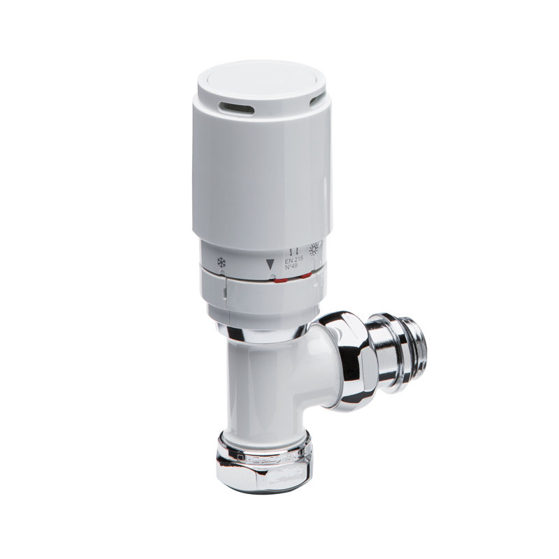 Gagliano Ultraheat Domignon Oval Liquid Thermostatic Sensor, White