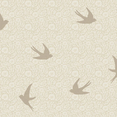 Sparrow Silhouettes Wallpaper