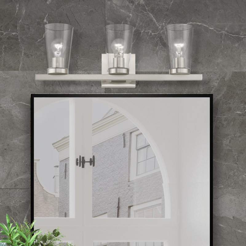 Yiddy 3 - Light Dimmable Vanity Light, Brushed Nickel