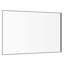 Miroir pleine grandeur surdimensionné en aluminium noir, 72 po x 48 po, idéal pour la salle de bain et le vestiaire, avec cadre mural pour accessoires, corps, plusieurs pièces d'application, haute qualité-62228436-62228438
