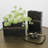 Aryam Wide Bronze and Brass Vase
