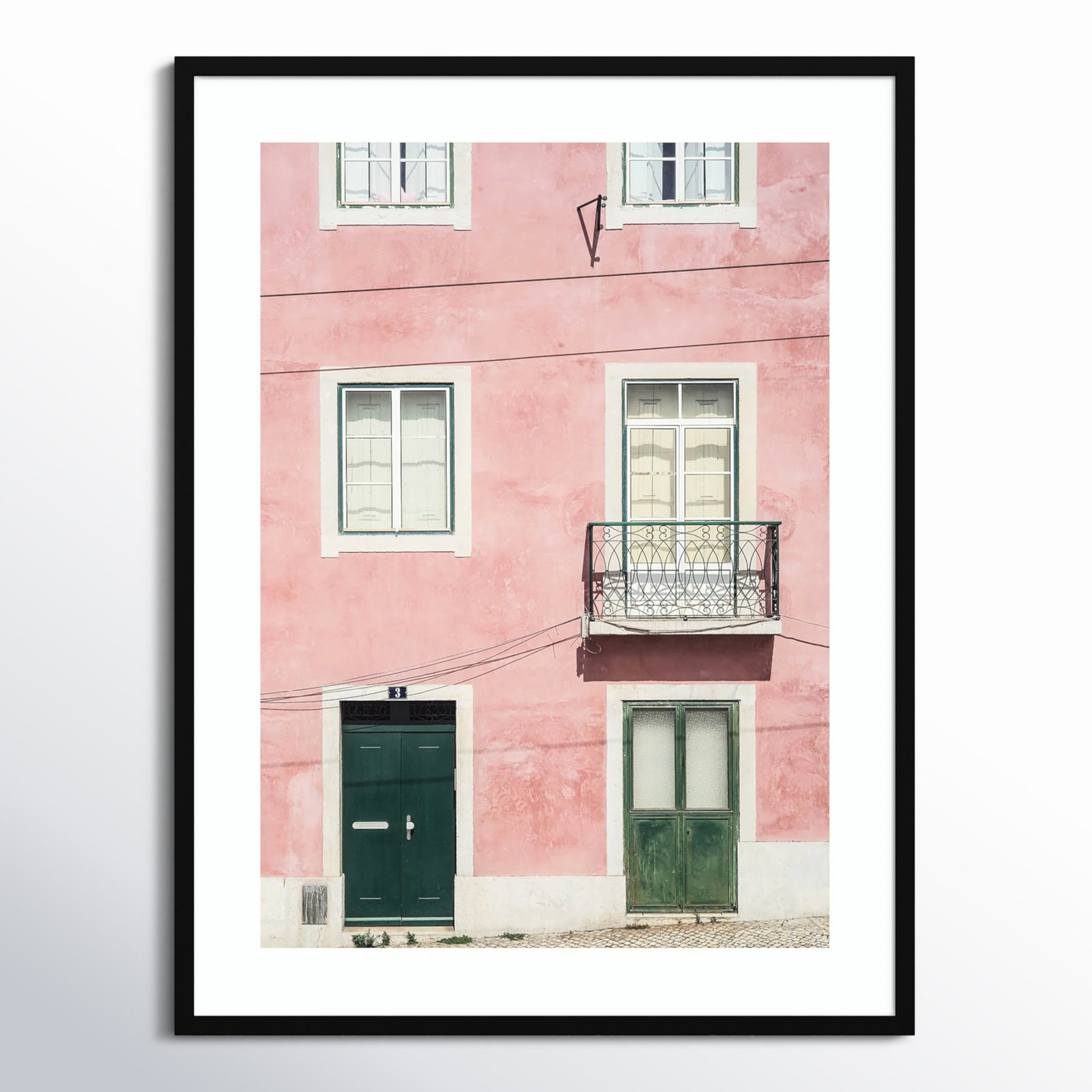 Pink Parade by Shot by Clint Wood Framed Wall Art Print, Black, 41" H x 31" W