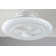 VENTILATORE CON LAMPADA LED SKYRON White 40W 3600LM CCT Wi-Fi CON TELECOMANDO 60X28X22 Cm.