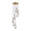 Luminaire suspendu en verre épais 7 lumières Raindrop-271233207-271233209