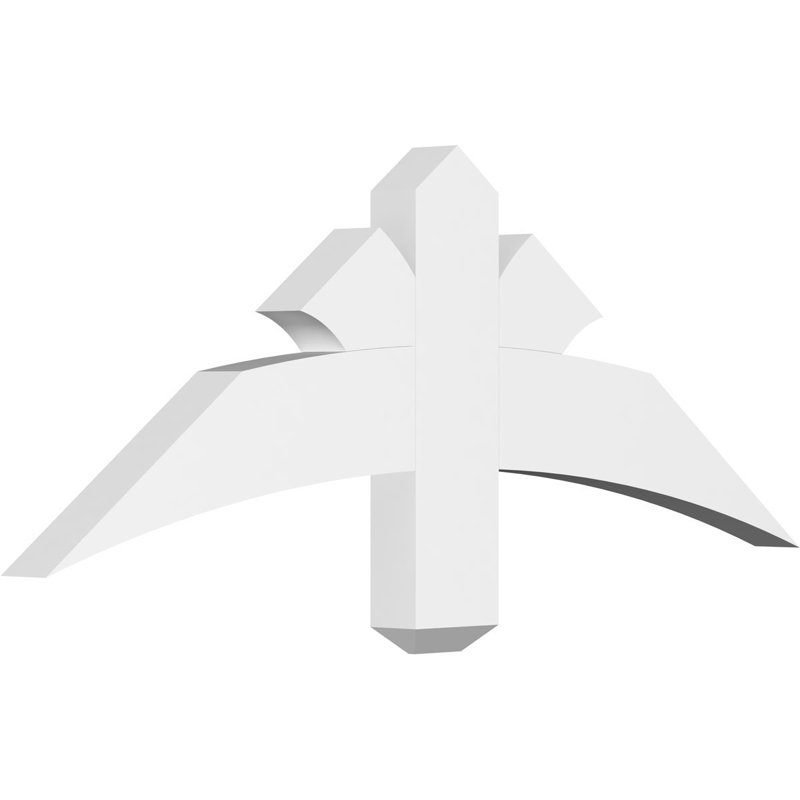 Support pour pignon Davenport, H 13,5 po x l 36 po (pas: 9/12), P 4 po x F 4 po, Signature uréthane