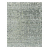 Rug & Kilim’S Contemporary Rug In Gray And Blue With Abstract Patterns