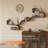 Eliyah Metal Floating Shelf, Wall Mounted Metal Shelves with Unique Design-1460878969