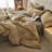 Vintage Jacquard Textured Floral  Cotton-Linen Duvet Cover Set-110146203-110146200