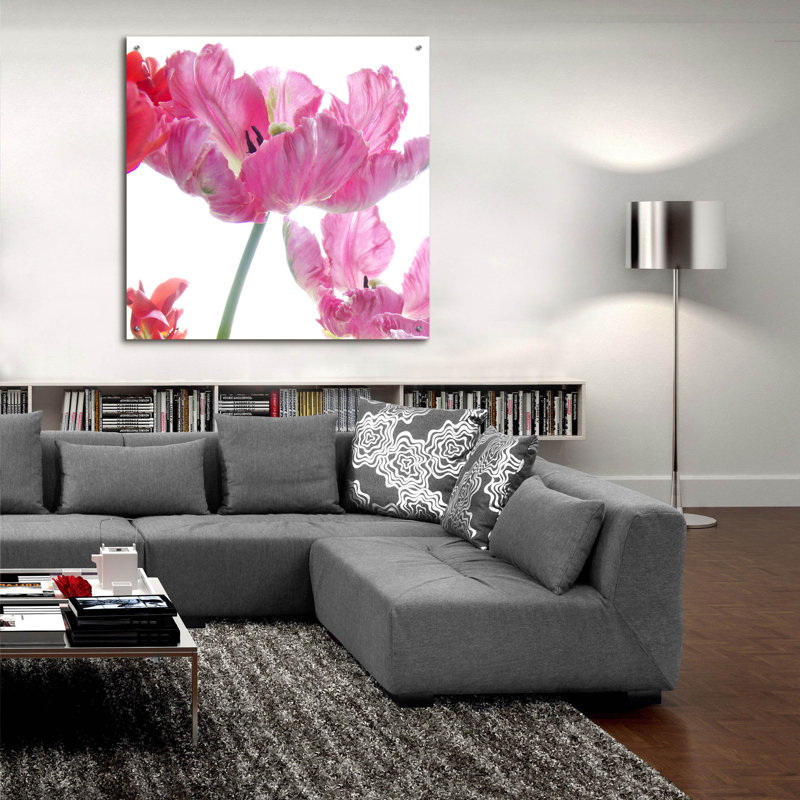 «Parrot Tulips» par Judy Stalus, H 36 po x l 36 po x P 0,2 po