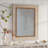 Vintage Carved Pattern Rectangular Wall Mirror