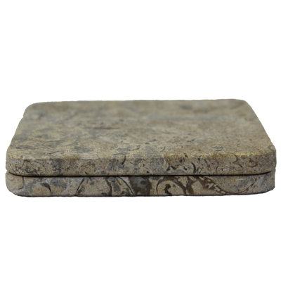 Marble Square 6 Piece Coaster Set