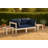 Kylis 60'' Wide Aluminum Loveseat with Cushions-61209780-61189503