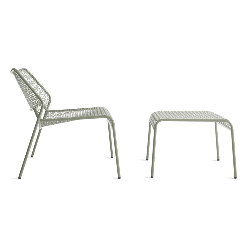 Hot Mesh Lounge Chair, Gray Green
