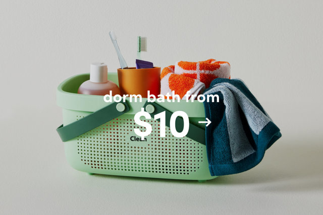 dorm bath from $10