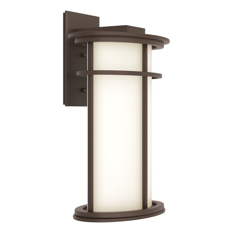 Province Outdoor Armed Sconce, 15.4" H x 10.2" W x 7.1" D, Coastal Bronze