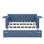 Grand lit de jour avec bureau amovible - Comprend des tiroirs de rangement et une table d'appoint hydraulique-1021860827-1021860831