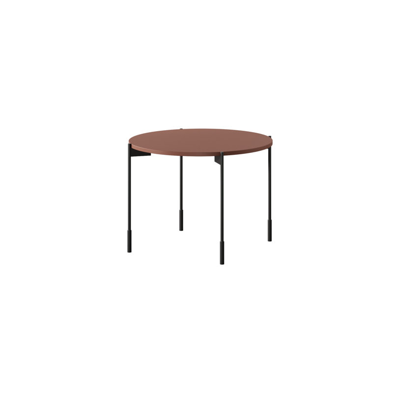 Four Leg Coffee Table, 45cm H x 64cm L x 64cm W, Burgundy