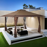 Taivon 13 Ft. W x 13 Ft. D Steel Pop-Up Canopy