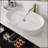 40"Floating Bathroom Vanity With Oval Ceramic Sink