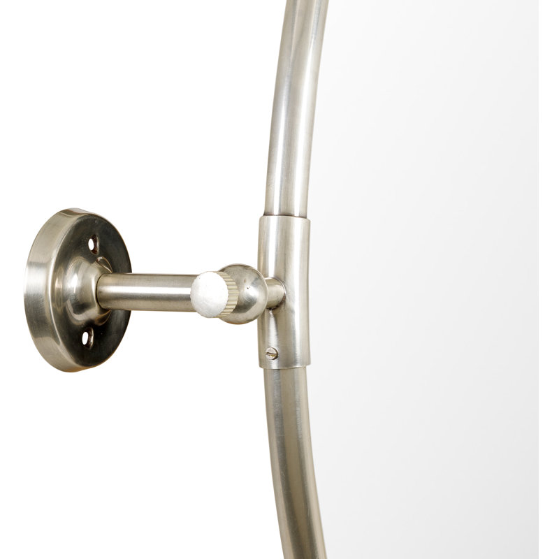 Dara Metal Mirror, 27" H x 31" W x 4" D, Iron