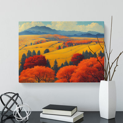 Autumn Meadow Landscape Vol.3 - Wrapped Canvas